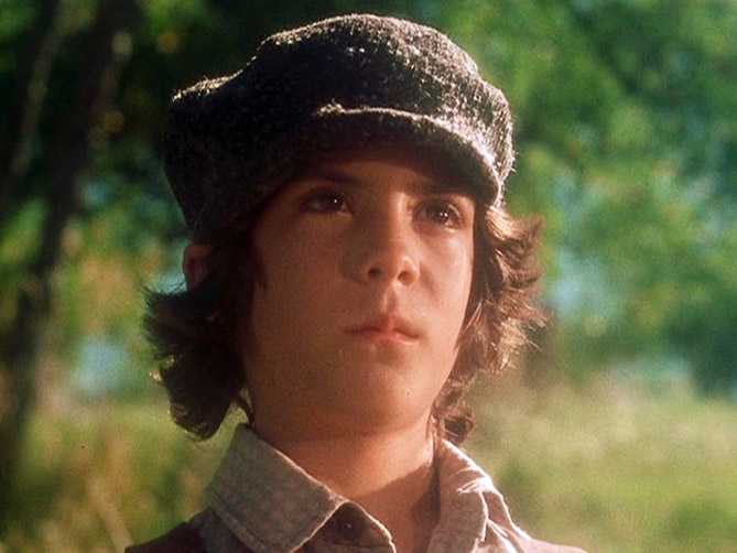 A young Charles Ingalls, played by Matthew Laborteaux