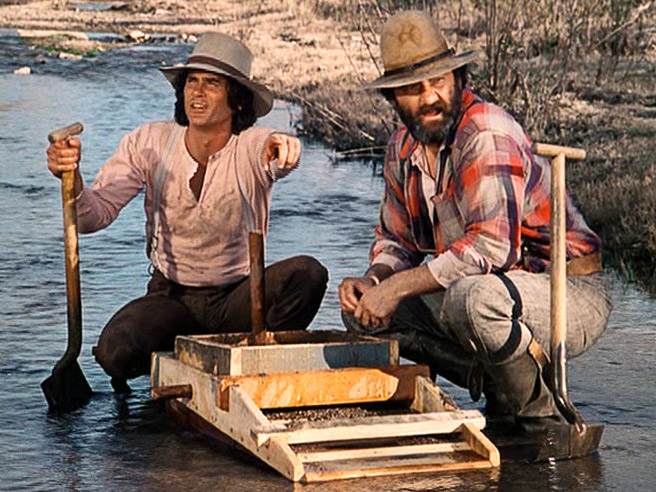 Charles and Mr. Edwards hunt for gold