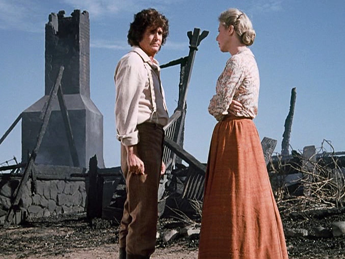 Charles and Caroline in the ruins of the blind school