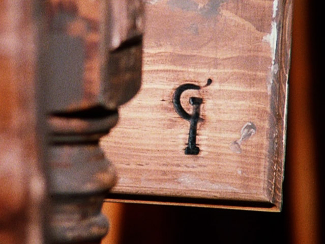 Charles' monogram on one of his tables
