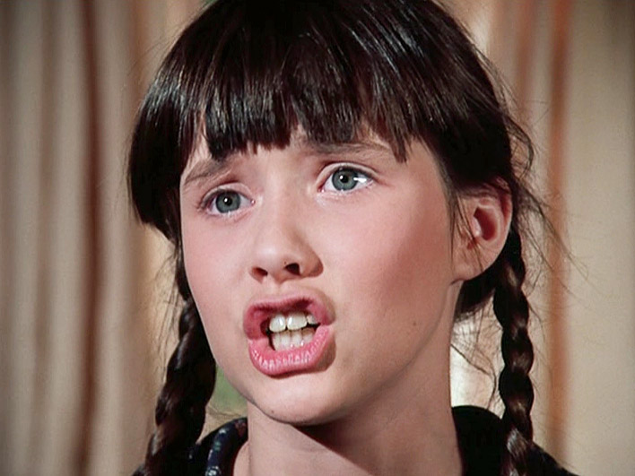 An angry Jenny Wilder, played by a young Shannen Doherty